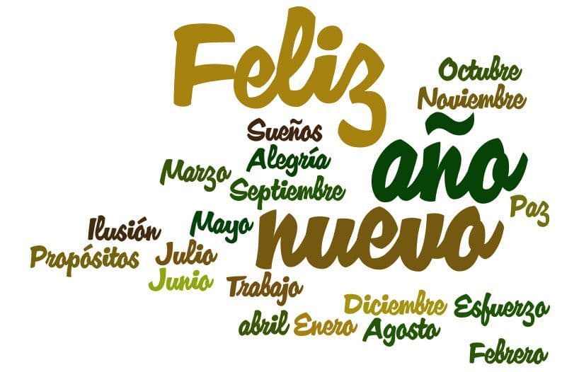 ¡Feliz año nuevo!