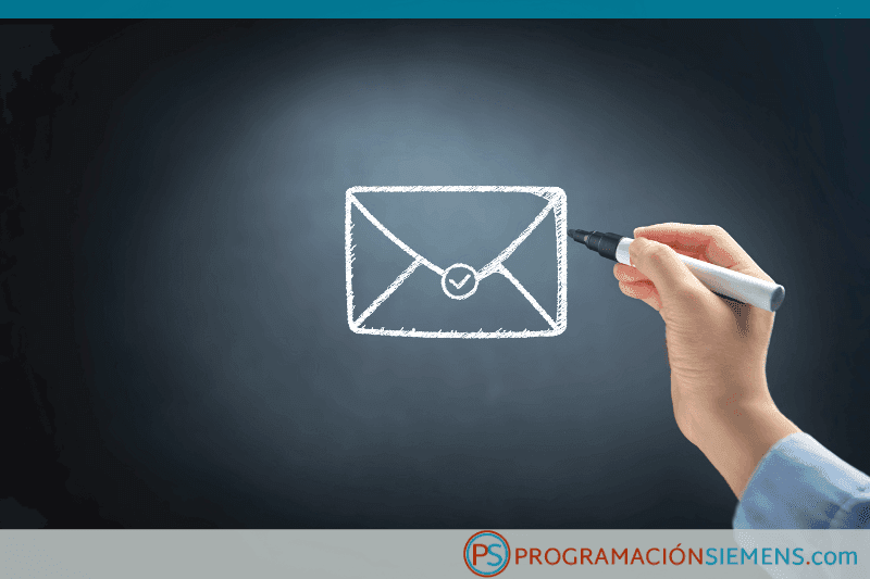 Cómo enviar un email desde una pantalla TP Comfort de Siemens