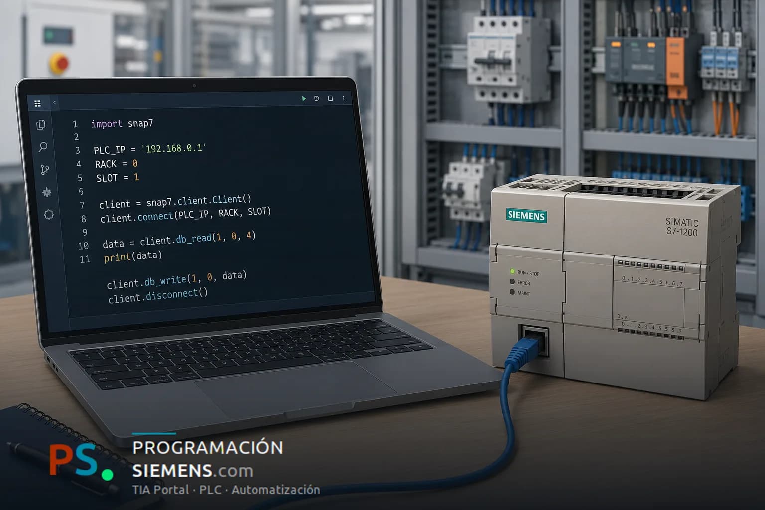 Leer y escribir datos de un S7 con Python y Snap7