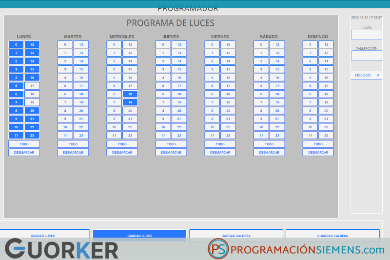 Solución al programador de tareas en TIA Portal